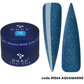 DNKa Cover Base Камуфлююча база №0064 Aquamarine, 30 мл, Об'єм: 30 мл, image 