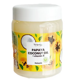 TOP BEAUTY Кокосова олія Папайя, (банка) 250 мл, image 