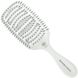 OLIVIA GARDEN Щітка Essential Care Flex Fine Hair Bristles Ice White, image 