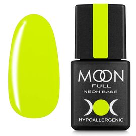 MOON FULL NEON Rubber Base Кольорова неонова база №01, 8 мл, Відтінок: №01, Об'єм: 8 мл, image 
