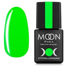 MOON FULL NEON Rubber Base Кольорова неонова база №03, 8 мл, Відтінок: №03, Об'єм: 8 мл, image 