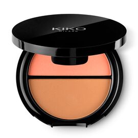 KIKO Blush and Bronzer Palette Палітра рум'ян і бронзера 01 Apricot-Mania, Відтінок: 01 Apricot-Mania, image 