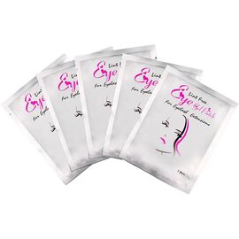 BI Lint Free Патчі під очі для нарощування вій в срібній упаковці, 50 шт, image 