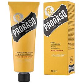 PRORASO Shaving Cream Tube Wood & Spice Крем для гоління, 100 мл (400715), image 
