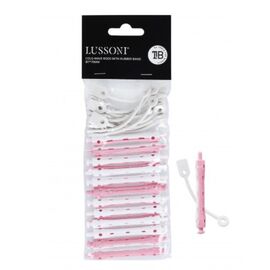 LUSSONI Cold-Wave Rods With Rubber Band Бігуді-коклюшки (12 шт/уп),  D7*70 мм, image 