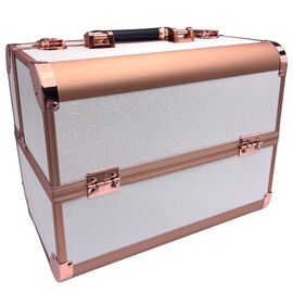 BI Валіза металева (гліттерна біла), 31.8х21х25.5, image 