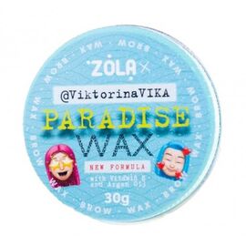 ZOLA Viktorina Vika Віск для брів Paradise Wax with Vitamin E and Argan Oil, 30 г, image 