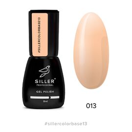 SILLER Color Base Кольорова база №13 (світло-абрикосова), 8 мл, Відтінок: 013, Об'єм: 8 мл, image 