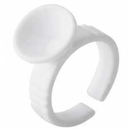 Кільце для клею мале, біле, image 