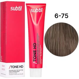 SUBTIL Tone HD Тонуюча крем-фарба без аміаку для волосся 6-75 Темний блондин каштановий махагоновий, 60 мл, Об'єм: 60 мл, Відтінок: 6/75, image 