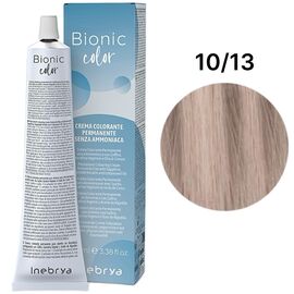 INEBRYA Bionic Крем-фарба без аміаку 10/13 Платиновий блондин бежевий, 100 мл, Об'єм: 100 мл, Відтінок: 10/13, image 
