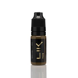 LIK Brows 706 Coy Brown Пігмент для перманентного макіяжу, 10 мл, Об'єм: 10 мл, image 