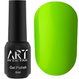 ART Гель лак NEON N007 (лаймовий, неоновий), 6 мл, Відтінок: 007, Об'єм: 6 мл, image 