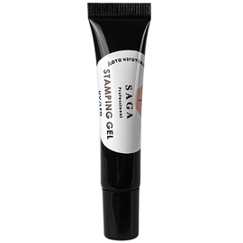 SAGA Stamping Gel Гель-фарба для стемпiнгу з липким шаром №02 Біла, 7 мл, №: Білий, image 