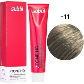 SUBTIL Tone HD Тонуюча крем-фарба без аміаку для волосся -11 Чорно-сірий металік, 60 мл, Об'єм: 60 мл, Відтінок: 11, image 