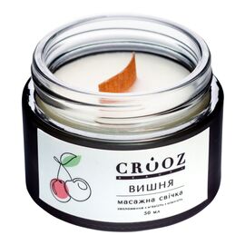 CROOZ Масажна свічка Вишня, 50 мл, Об'єм: 50 мл, Аромат: Вишня, image 