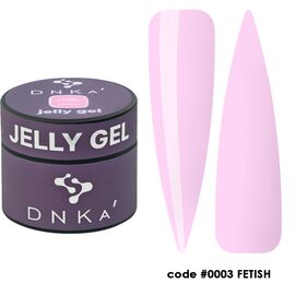 DNKa Gelly Gel Моделюючий гель-желе #0003 Fetish, 15 мл, Об'єм: 15 мл, Колір: Fetish, image 