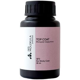 MOLEKULA Top QF3 No Sticky Суперглянцевий Топ без УФ-фільтрів без ЛШ, 30 мл, Об'єм: 30 мл, image 