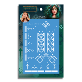 Tattooshka Тату для тіла  "Мавка.Руни" - LM-01, image 