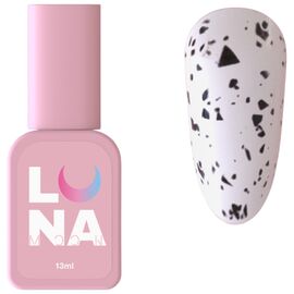 LUNA Top Matt Blackegg Топ матовий з чорною крихтою без ЛШ, 13 мл, image 