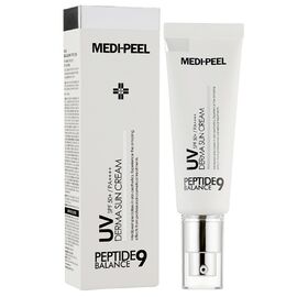 MEDI-PEEL Peptide 9 UV Derma Sun Cream SPF 50+ PA++++ Сонцезахисний крем з пептидами, 50 мл, image 