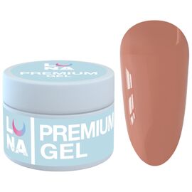 LUNA Gel Premium №13 Гель для нарощування темний рожево-персиковий, 30 мл, Об'єм: 30 мл, Колір: 013, image 