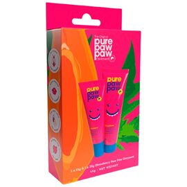 PURE PAW PAW Duo Strawberry Набір відновлюючих бальзамів для губ, image 