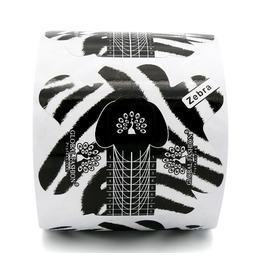 GLOBAL FASHION Форми для нарощення Зебра, 10 шт, image 