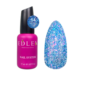 EDLEN Cover Base Світловідбиваюча база №54 Flash, 17 мл, Відтінок: 054, Об'єм: 17 мл, image 