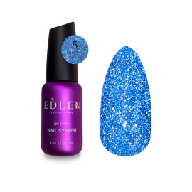 EDLEN Flash Fire Гель-лак світловідбиваючий №05, 9 мл, Відтінок: 0005, Об'єм: 9 мл, image 