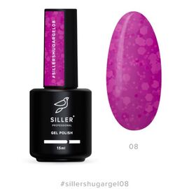 SILLER Sugar Гель лак №08, 15 мл, Об'єм: 15 мл, Колір: №08, image 