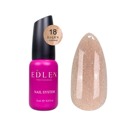 EDLEN Cover Base Камуфлююча база №18 Hologram, 9 мл, Відтінок: 018, Об'єм: 9 мл, image 