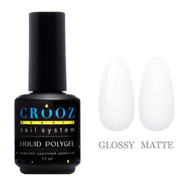 CROOZ Liquid Polygel Рідкий полігель №007 Молочний, 15 мл, Об'єм: 15 мл, Колір: 007, image 