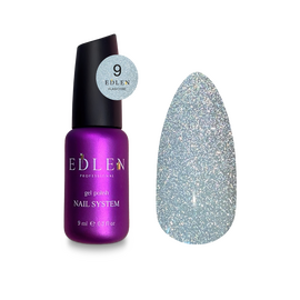 EDLEN Flash Fire Гель-лак світловідбиваючий №09, 9 мл, Відтінок: 009, Об'єм: 9 мл, image 