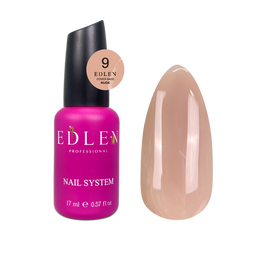 EDLEN Cover Base Камуфлююча база №09 Nude, 17 мл, Відтінок: 009, Об'єм: 17 мл, image 