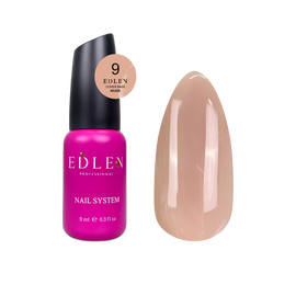 EDLEN Cover Base Камуфлююча база №09 Nude, 9 мл, Відтінок: 009, Об'єм: 9 мл, image 