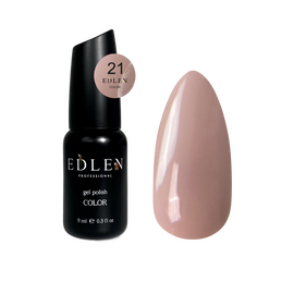 EDLEN Color Гель-лак №021, 9 мл, № гель лаку: 021, Об'єм: 9 мл, image 