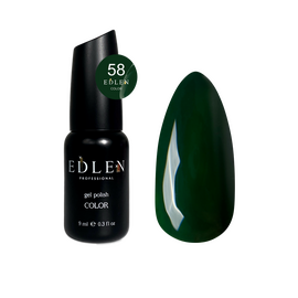 EDLEN Color Гель-лак №058, 9 мл, № гель лаку: 058, Об'єм: 9 мл, image 
