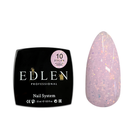 EDLEN Builder Gel №10 Shimmer Гель для нарощування, 15 мл, Об'єм: 15 мл, Колір: 010, image 