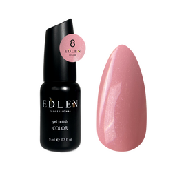 EDLEN Color Гель-лак №008, 9 мл, № гель лаку: 008, Об'єм: 9 мл, image 