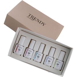 TRENDY NAILS Builder Gel in a bottle Набір "Cocktail" 5 відтінків х 4 мл, image 