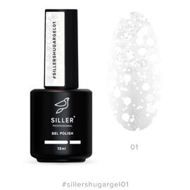 SILLER Sugar Гель лак №01, 15 мл, Об'єм: 15 мл, Колір: №01, image 