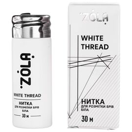 ZOLA Нитка для розмітки брів (біла), 30 м, image 