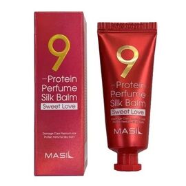 MASIL 9 Protein Perfume Silk Balm Sweet Love Незмивний бальзам з протеїнами для пошкодженого волосся, 20 мл, Об'єм: 20 мл, image 