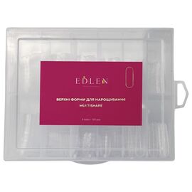 EDLEN Верхні форми для нарощування Multishape (універсальні), 120 шт, Кількість: 120 шт, Форма: Універсальна, image 