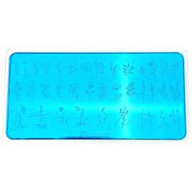 GLOBAL FASHION Пластина для стемпінгу №155, №: 155, image 