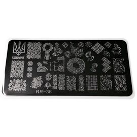 RICHCOLOR Пластина для стемпінгу - 035, №: 035, image 