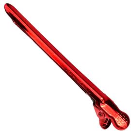 Salon Professional Зажим металевий великий червоний, 1 шт, image 