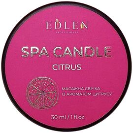 EDLEN Spa Candle Citrus Масажна свічка з ароматом цитрусу, 30 мл, Об'єм: 30 мл, Аромат: Citrus, image 