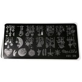 RICHCOLOR Пластина для стемпінгу - 039 New Year, №: 039, image 